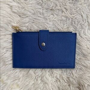 Travelambo‎ Wallet RFID Blocking Bifold Multi Card Holder Blue Slim Organizer